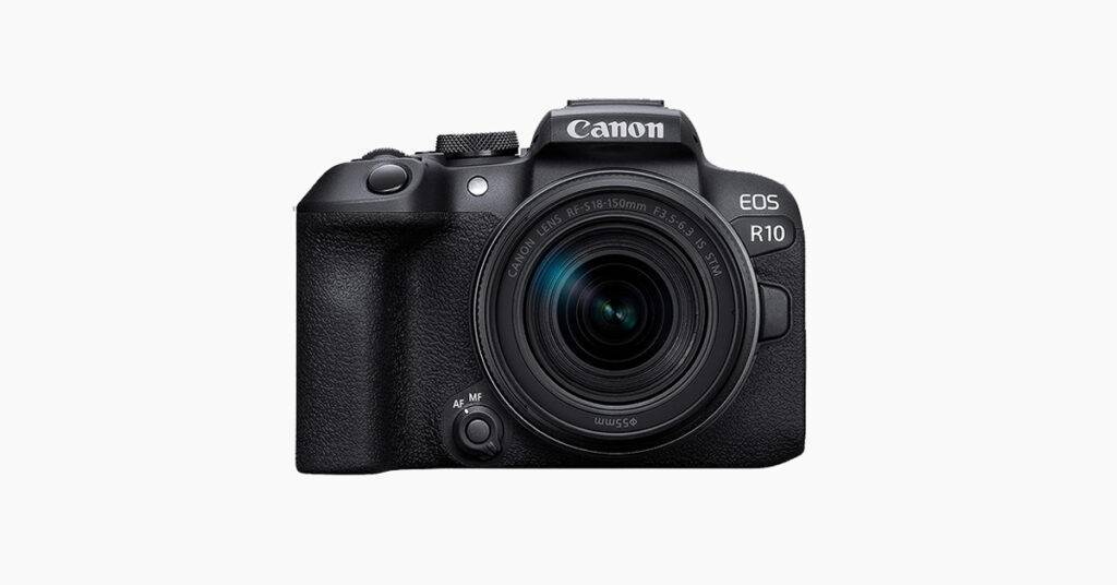Canon EOS R10 24.2MP Mirrorless Digital Camera with RF-S18-150mm Kit Lens (APS-C Sensor, 23 FPS, Next Gen Auto Focus, Next Level Image Stabilisation, 4K) – Black