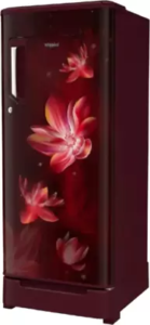 Whirlpool 190 L Frost Free Single Door 3 Star Refrigerator (Wine Flower Rain, 215 IMPC ROY 3S WINE FLOWER RAIN)