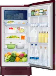 SAMSUNG 189 L Frost Free Single Door 4 Star Refrigerator (Hydrangea Plum, RR21C2F24HT/HL)