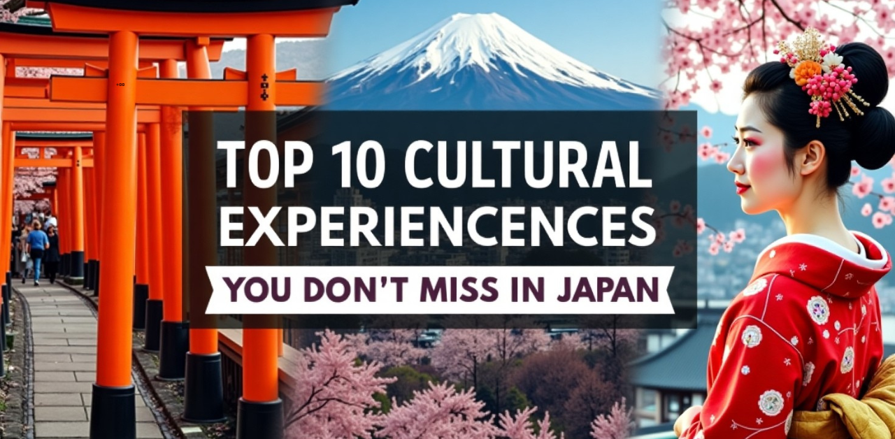 You are currently viewing 10 Authentic Cultural Experiences You Can’t Miss in Japan – 2025